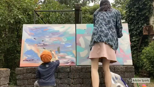 Summertime Painting With Kids